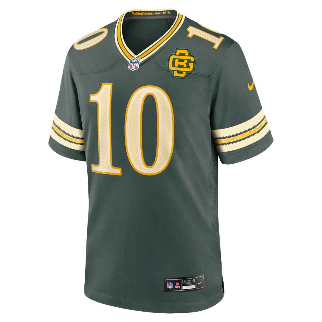 Green Bay Packers Jordan Love Nike Green 2026 Rivalries Collection Game Jersey