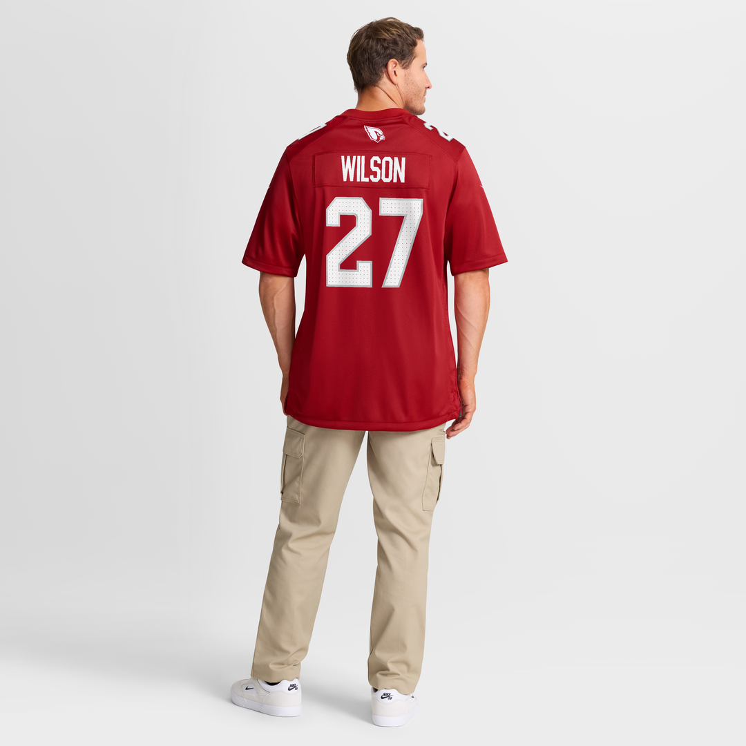 Arizona Cardinals Divaad Wilson Nike Cardinal Team Game Jersey