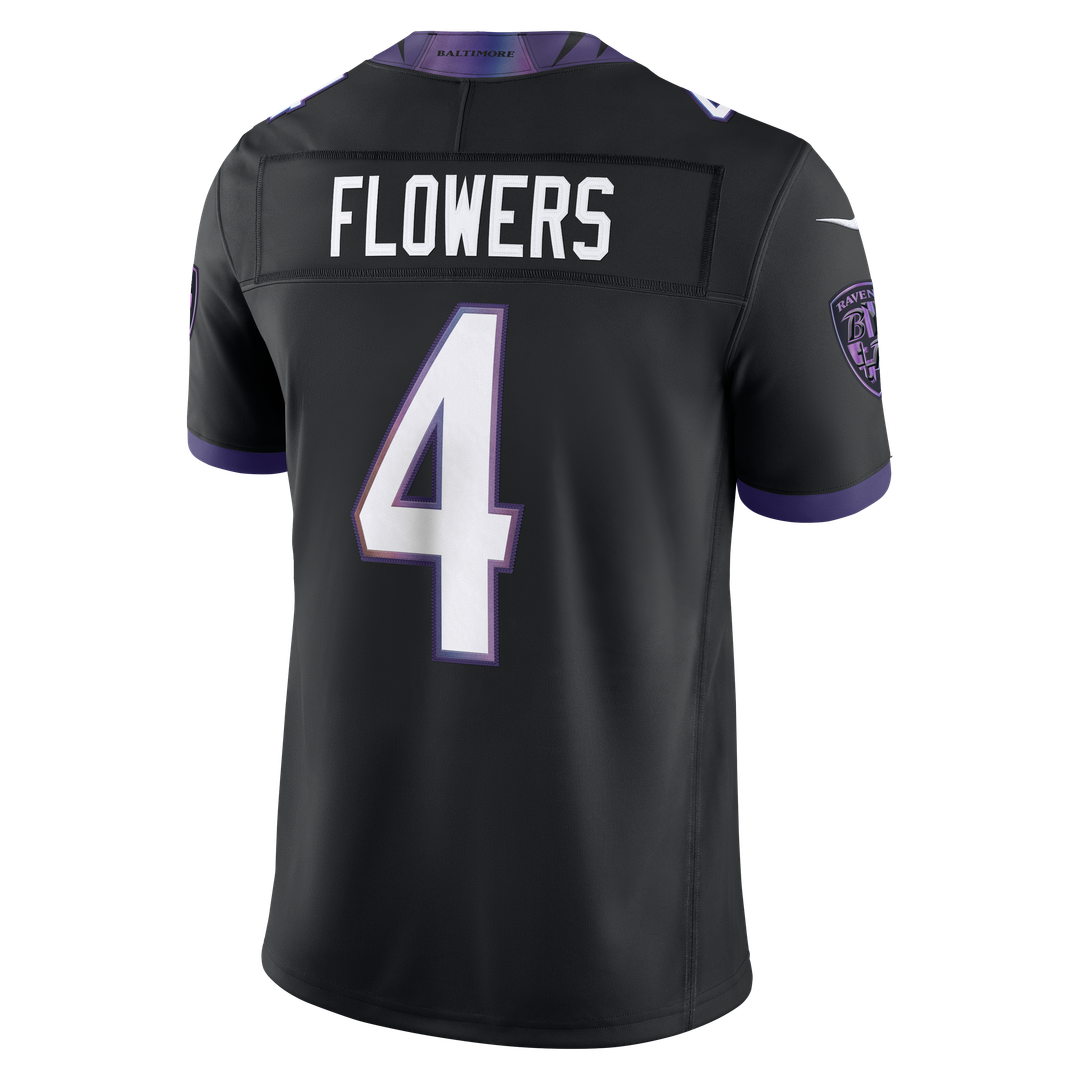 Baltimore Ravens Zay Flowers Nike Purple Team Vapor F.U.S.E. Stitched Limited Jersey