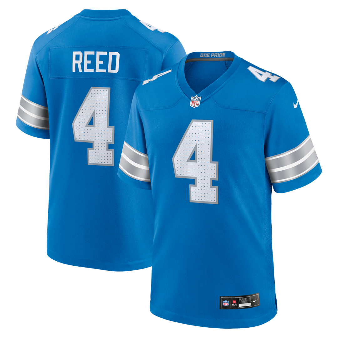 Detroit Lions D.J. Reed Nike Blue Team Game Jersey