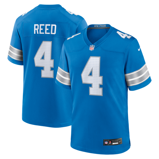 Detroit Lions D.J. Reed Nike Blue Team Game Jersey