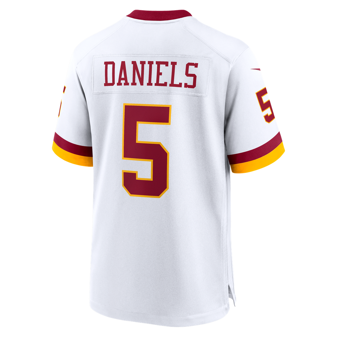 Hail Raiser Washington Commanders Jayden Daniels Nike Black Alternate Game Jersey