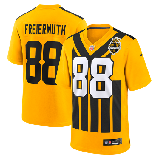 Pittsburgh Steelers Pat Freiermuth Nike Gold Alternate 1933 Throwback Game Jersey