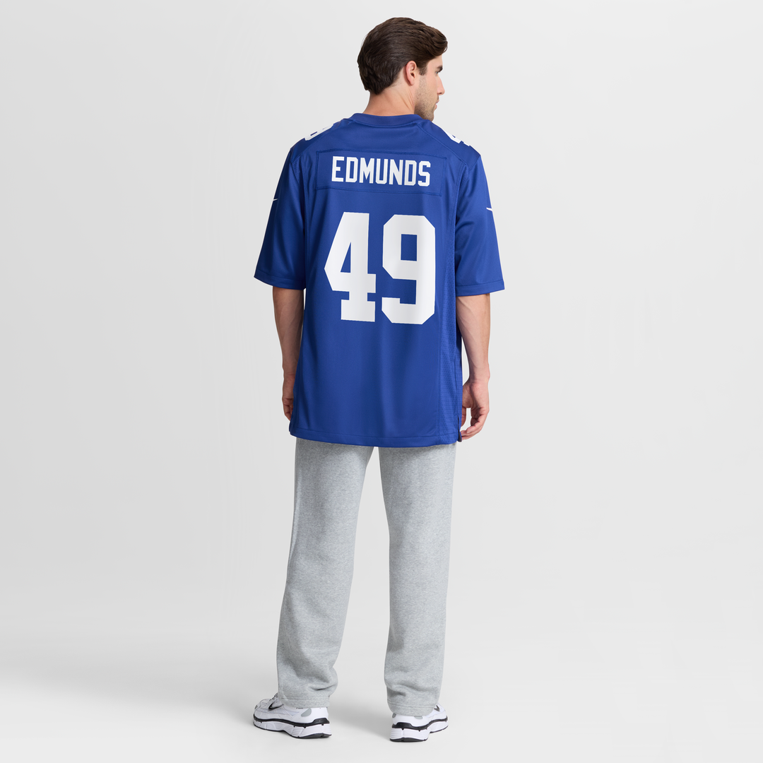 New York Giants Tremaine Edmunds Nike Royal Team Game Jersey