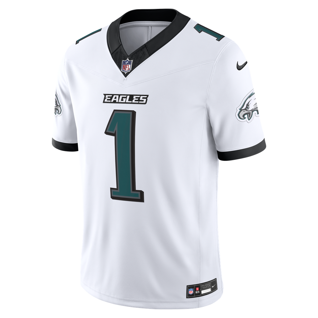 Philadelphia Eagles Jalen Hurts Nike White Vapor F.U.S.E. Stitched Limited Jersey