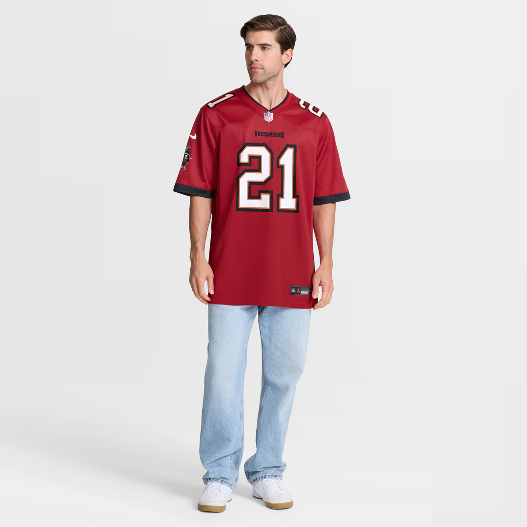 Tampa Bay Buccaneers Benjamin Morrison Nike Red Team Game Jersey
