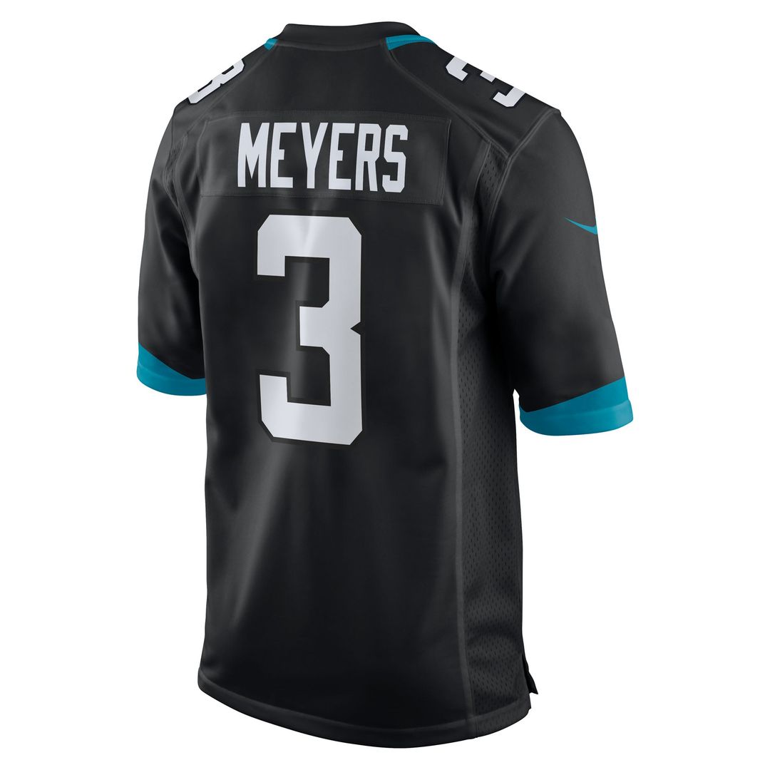 Jacksonville Jaguars Jakobi Meyers Nike Teal Team Game Jersey