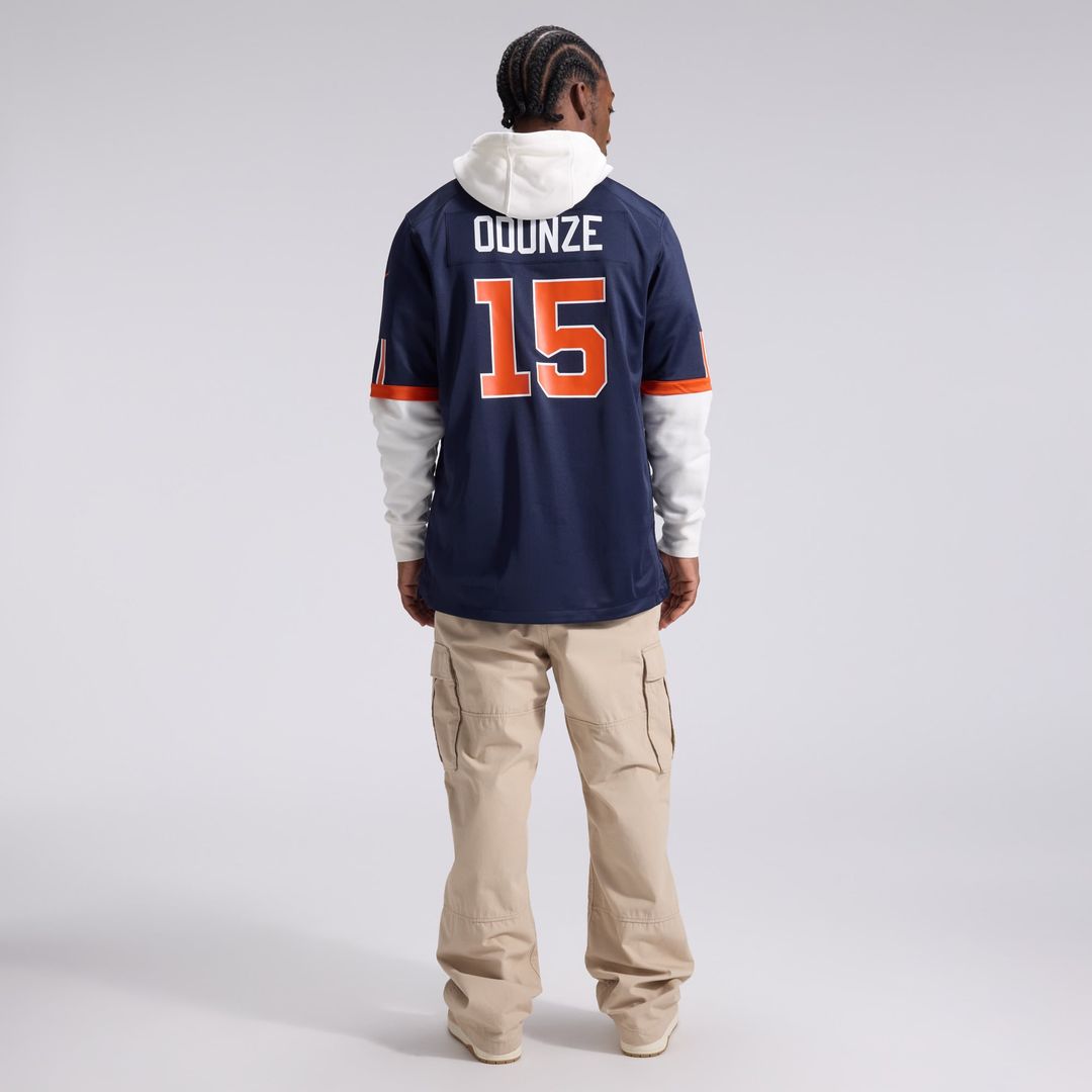 Chicago Bears Rome Odunze Nike Navy 2026 Rivalries Collection Game Jersey