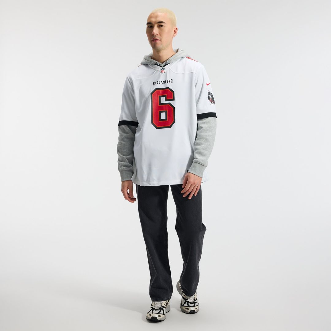 Tampa Bay Buccaneers Baker Mayfield Nike Pewter Alternate Game Player Jersey