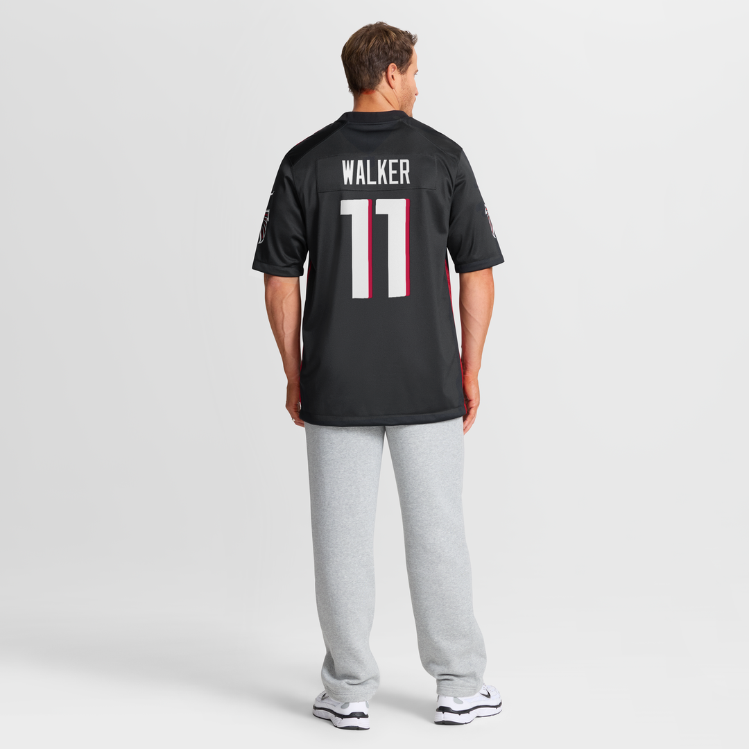 Atlanta Falcons Jalon Walker Nike Black Team Game Jersey