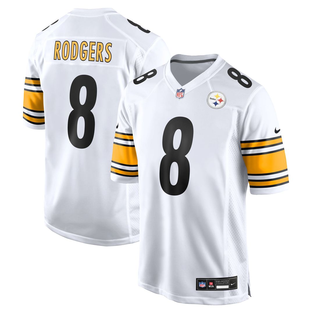 Pittsburgh Steelers Aaron Rodgers Nike Gold Alternate 1933 Throwback Game Jersey