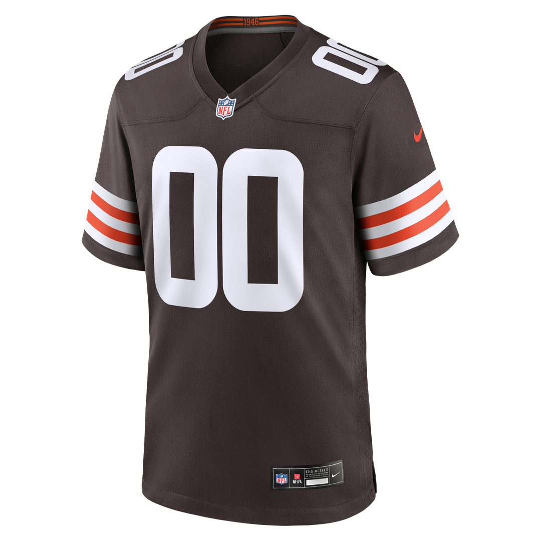 Cleveland Browns Justin Jefferson Nike Brown Game Jersey