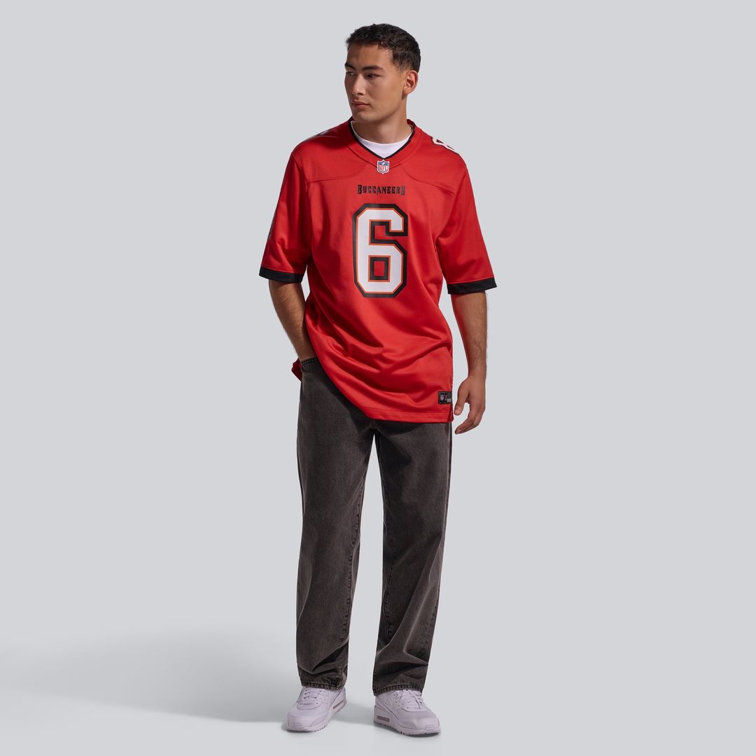 Tampa Bay Buccaneers Baker Mayfield Nike Orange Throwback Game Jersey