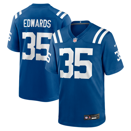 Indianapolis Colts Johnathan Edwards Nike Royal Team Game Jersey