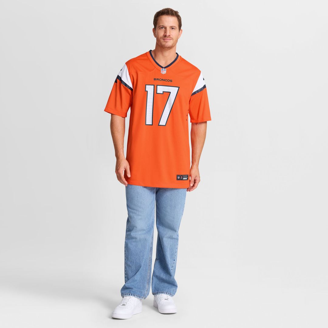Denver Broncos Lil'Jordan Humphrey Nike Orange Team Game Jersey