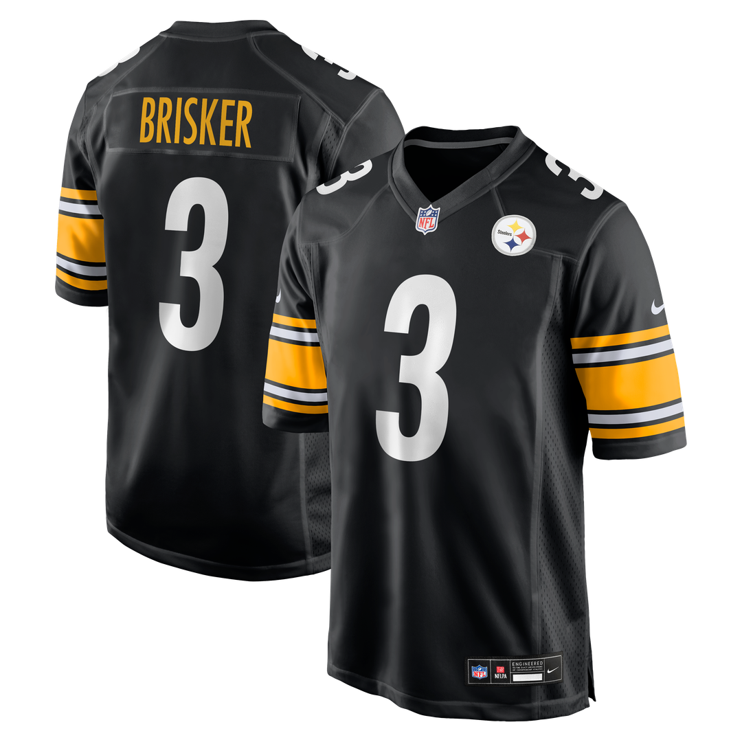 Pittsburgh Steelers Jaquan Brisker Nike Black Team Game Jersey