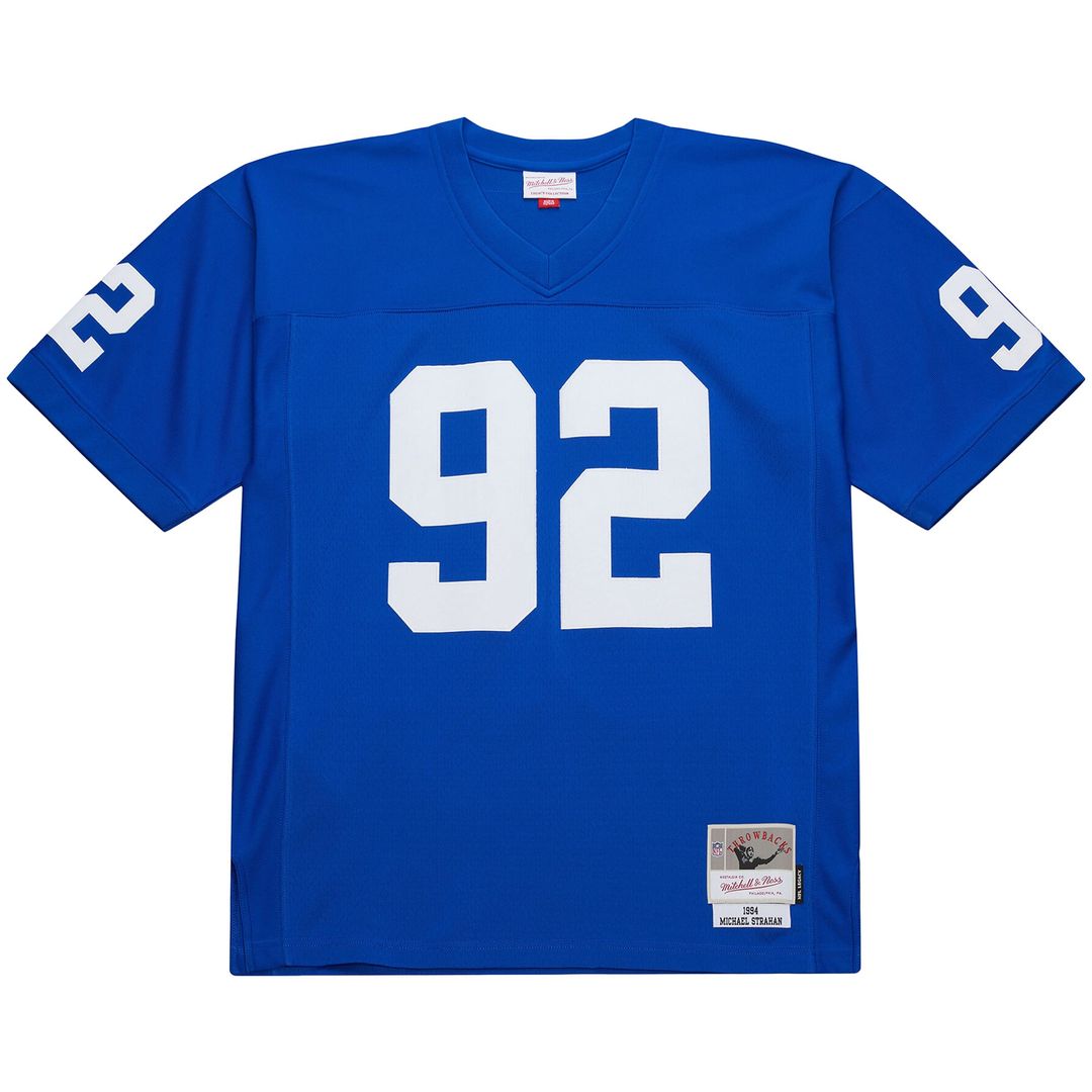 New York Giants Michael Strahan Mitchell & Ness Royal 1994 Legacy Replica Jersey