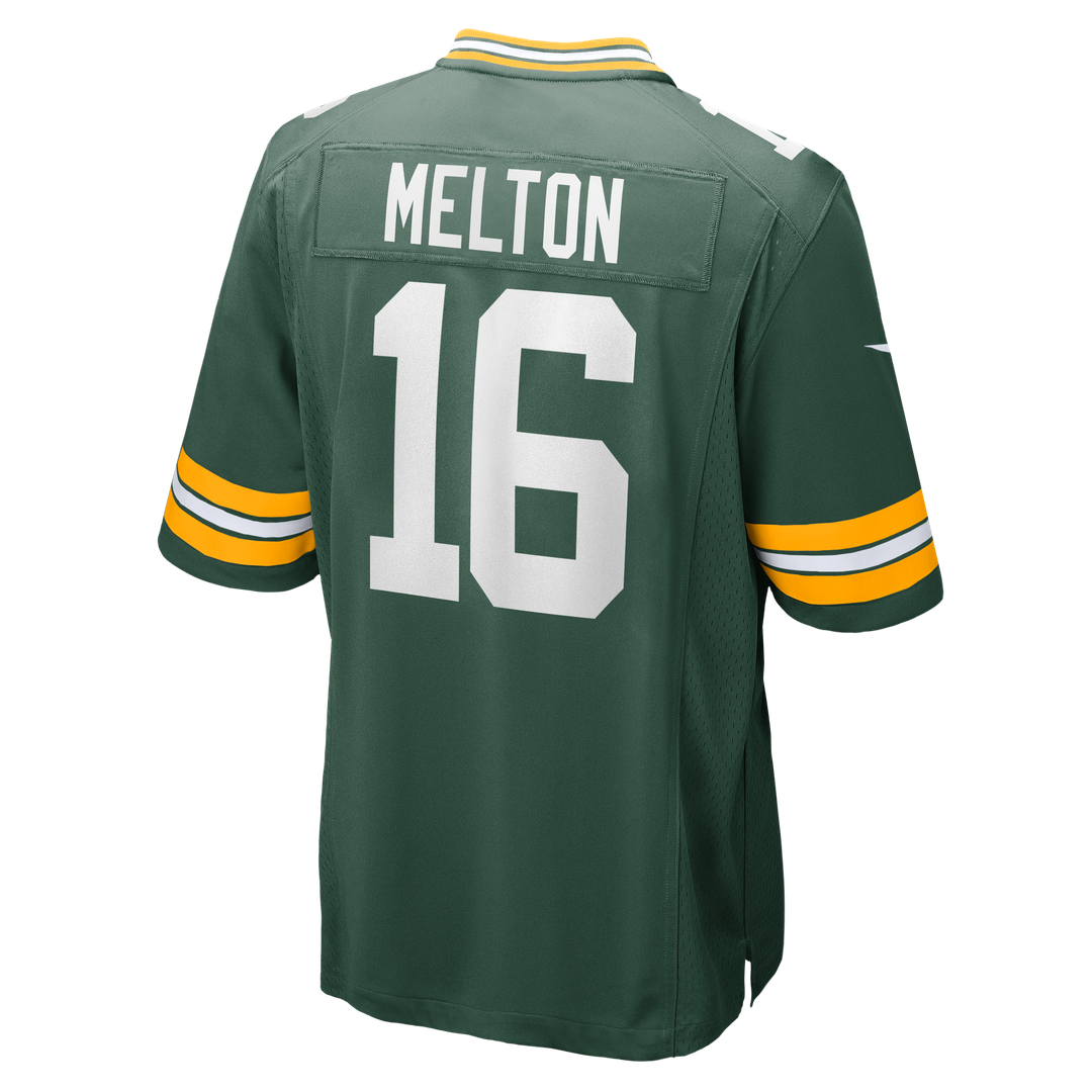 Green Bay Packers Bo Melton Nike Green Team Game Jersey
