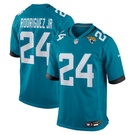 Jacksonville Jaguars Chris Rodriguez Jr. Nike Teal Team Game Jersey