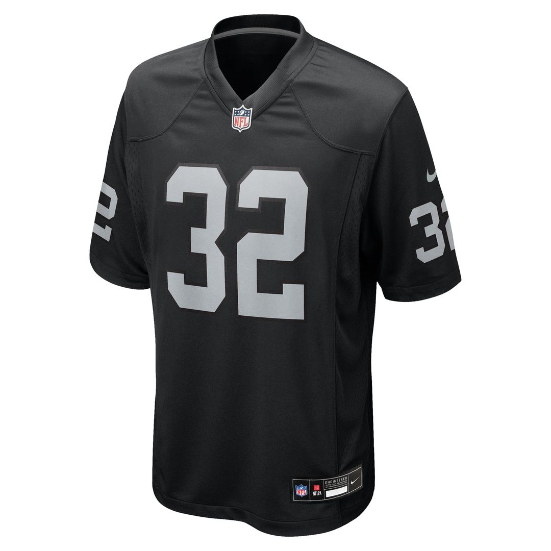 Las Vegas Raiders Marcus Allen Nike Black Game Retired Player Jersey