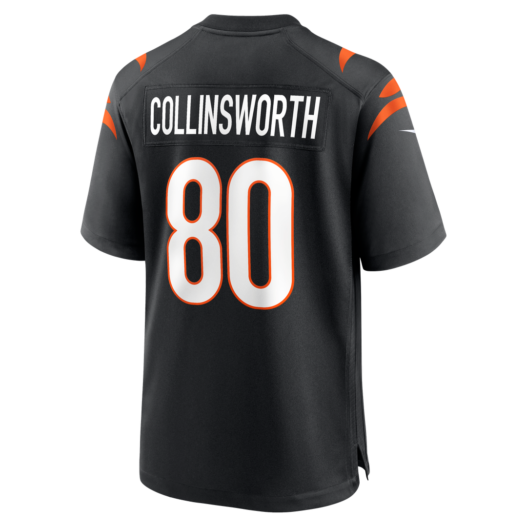 Cincinnati Bengals Cris Collinsworth Nike Black Team Retired Player Game Jersey