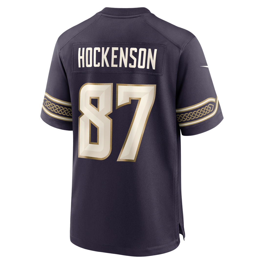 Minnesota Vikings T.J. Hockenson Nike Purple 2026 Rivalries Collection Game Jersey