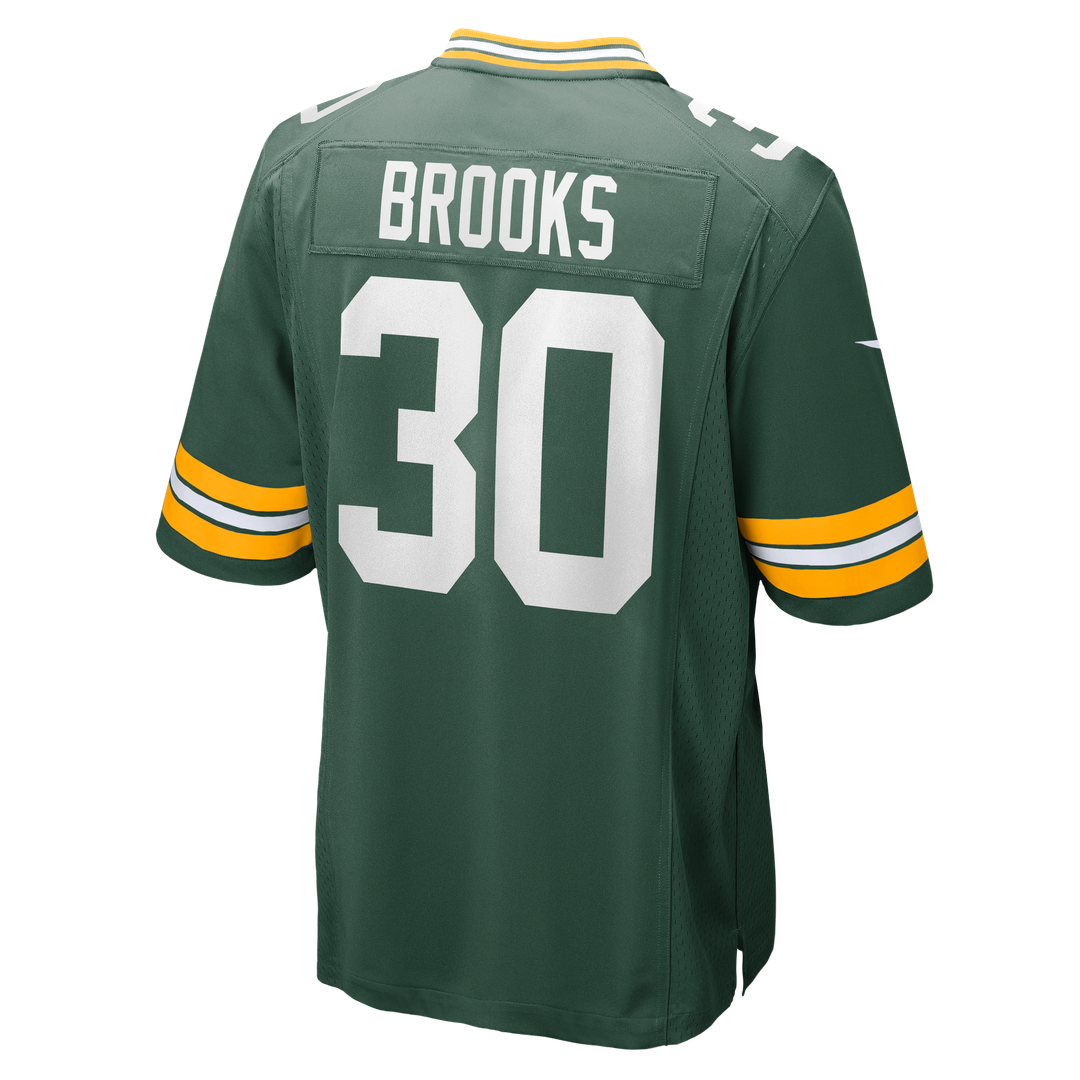 Green Bay Packers Chris Brooks Nike Green Team Game Jersey