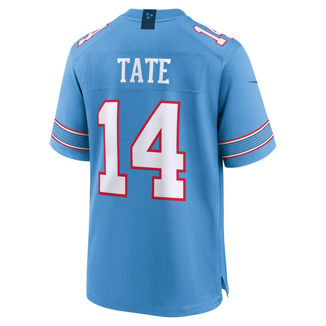 Tennessee Titans Carnell Tate Nike Light Blue Team Game Jersey