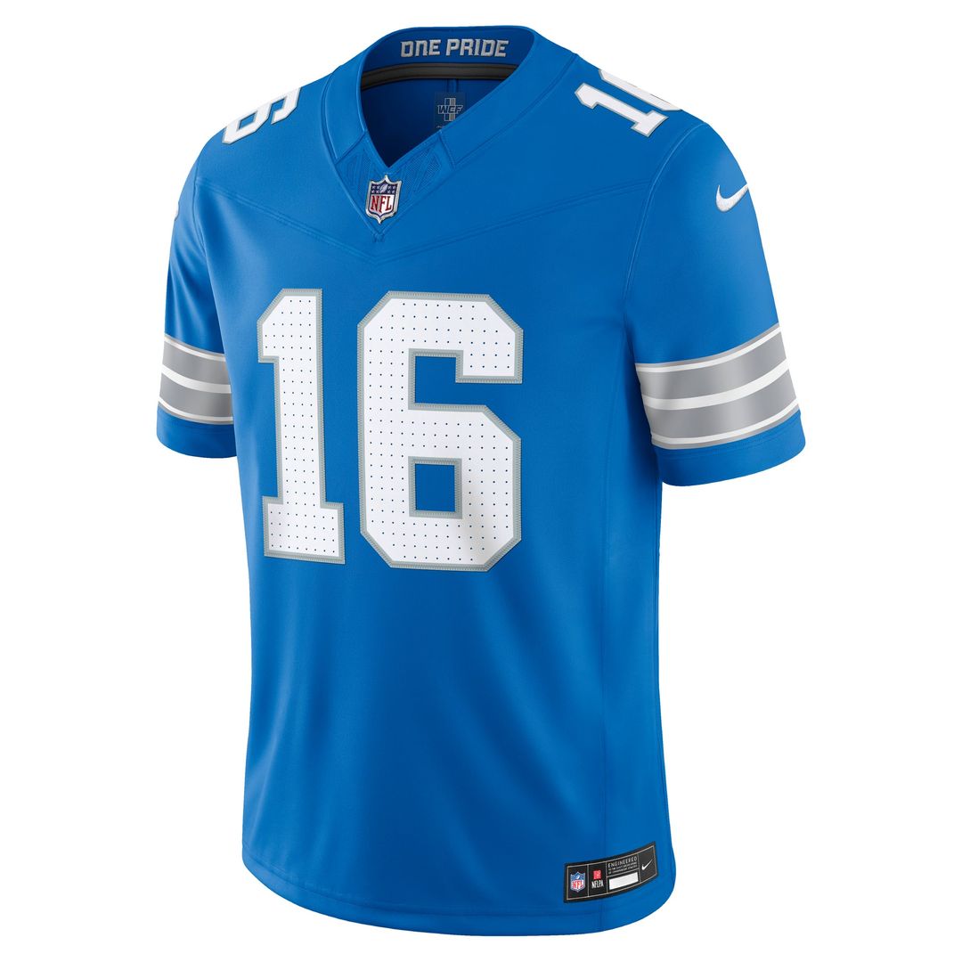 Detroit Lions Jared Goff Nike Black Alternate Vapor F.U.S.E. Stitched Limited Jersey