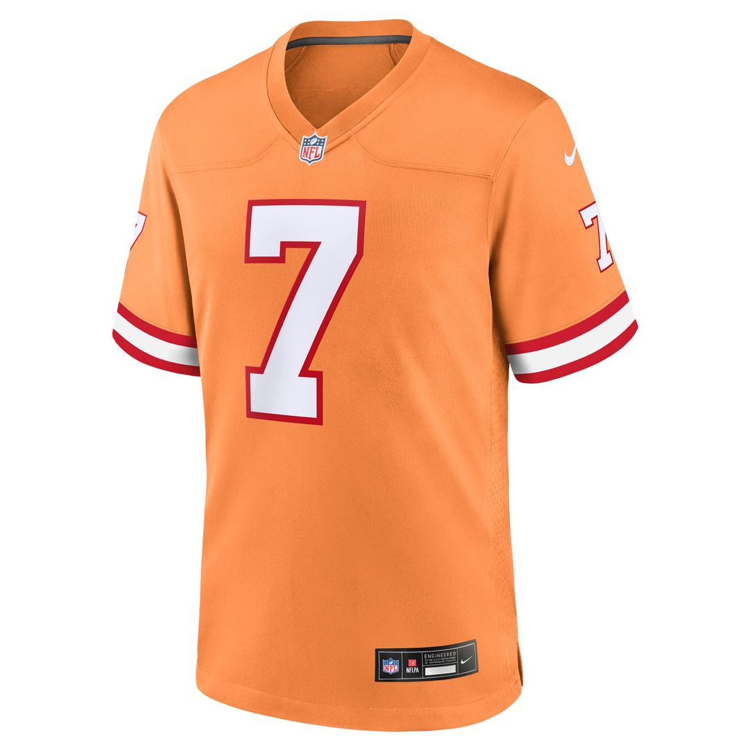 Tampa Bay Buccaneers Bucky Irving Nike Orange Alternate Game Jersey