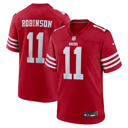 San Francisco 49ers Demarcus Robinson Nike Scarlet Team Game Jersey