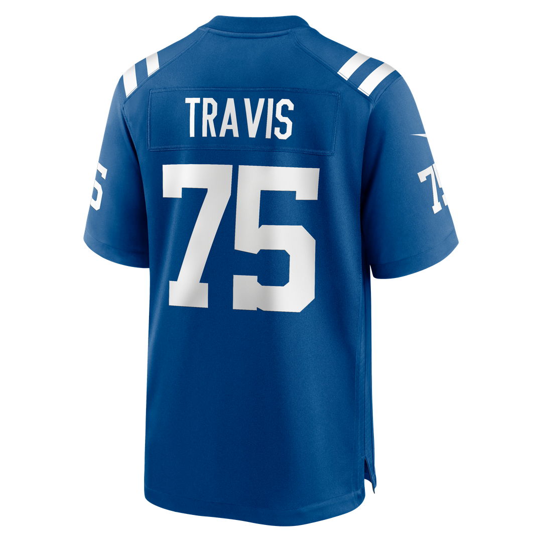 Indianapolis Colts Jalen Travis Nike Royal Team Game Jersey