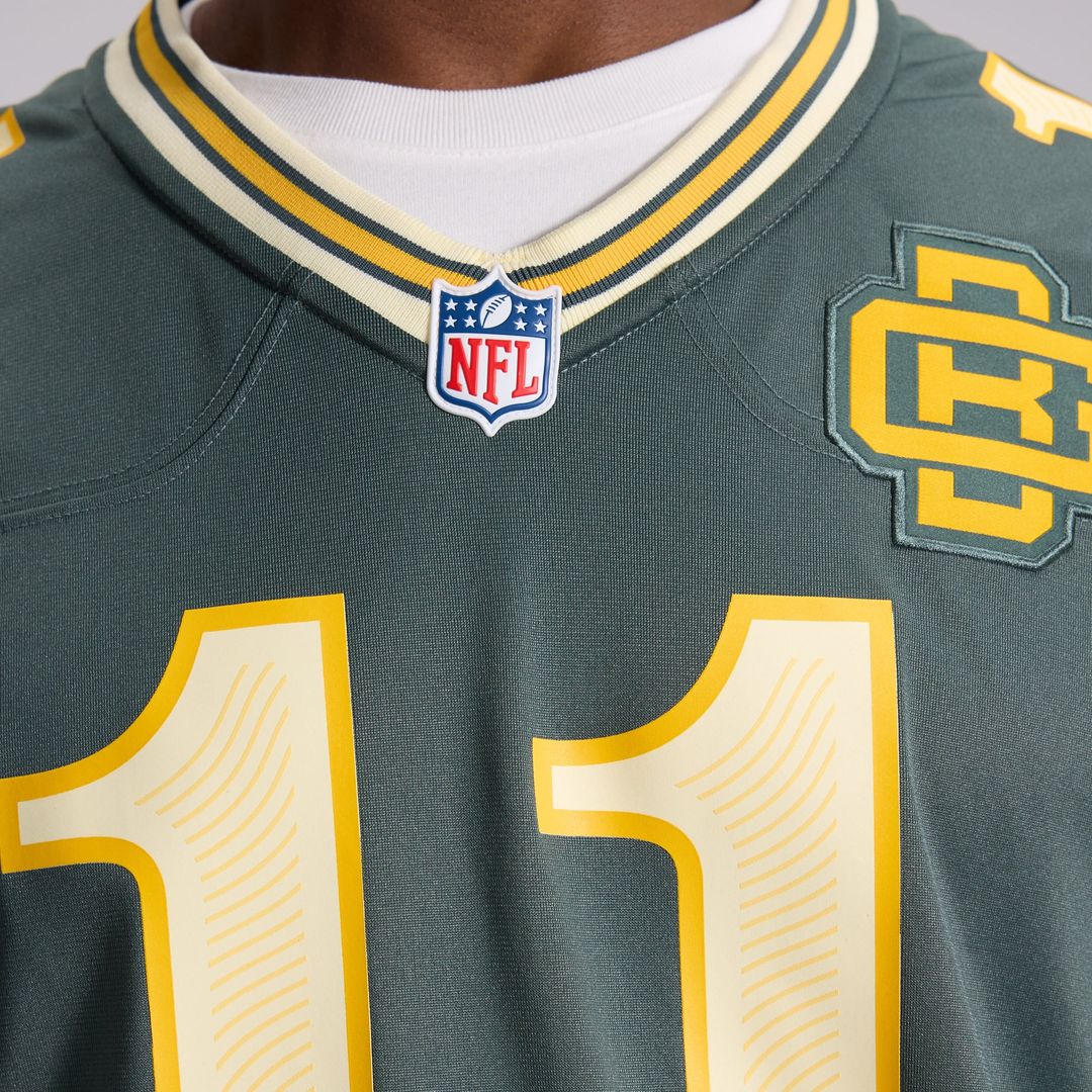 Green Bay Packers Jayden Reed Nike Green 2026 Rivalries Collection Game Jersey