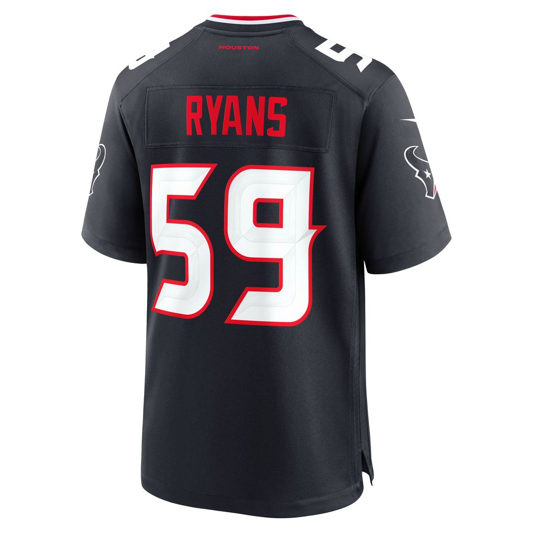 Houston Texans DeMeco Ryans Nike Navy Team Retired Game Jersey