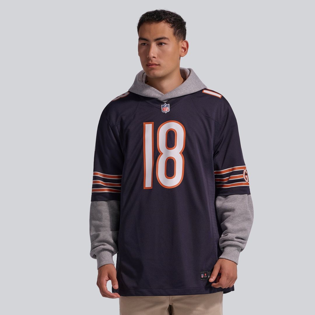 Chicago Bears Caleb Williams Nike White First Round Pick Player Game Jersey