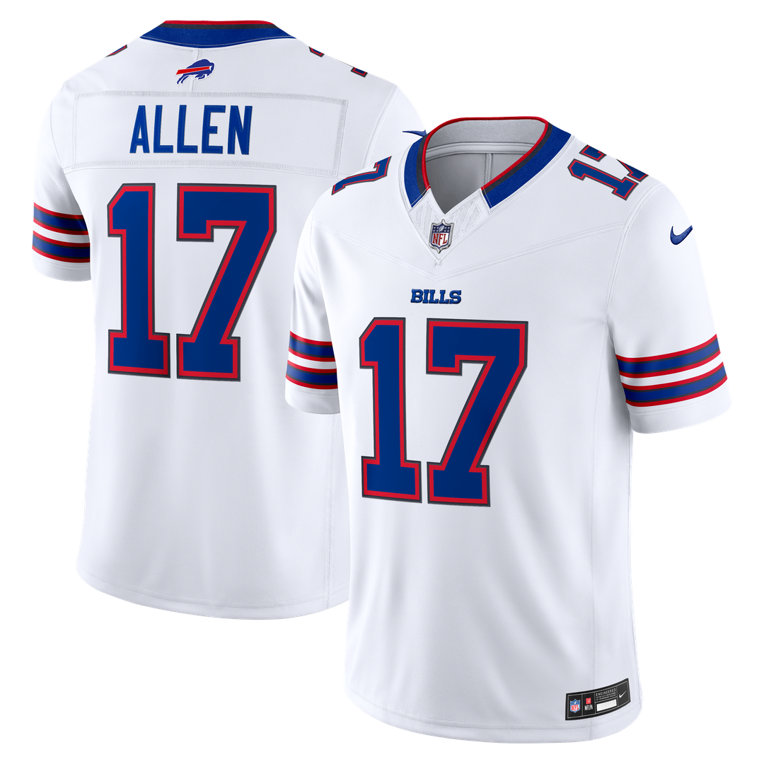 Buffalo Bills Josh Allen Nike White Vapor F.U.S.E. Stitched Limited Jersey