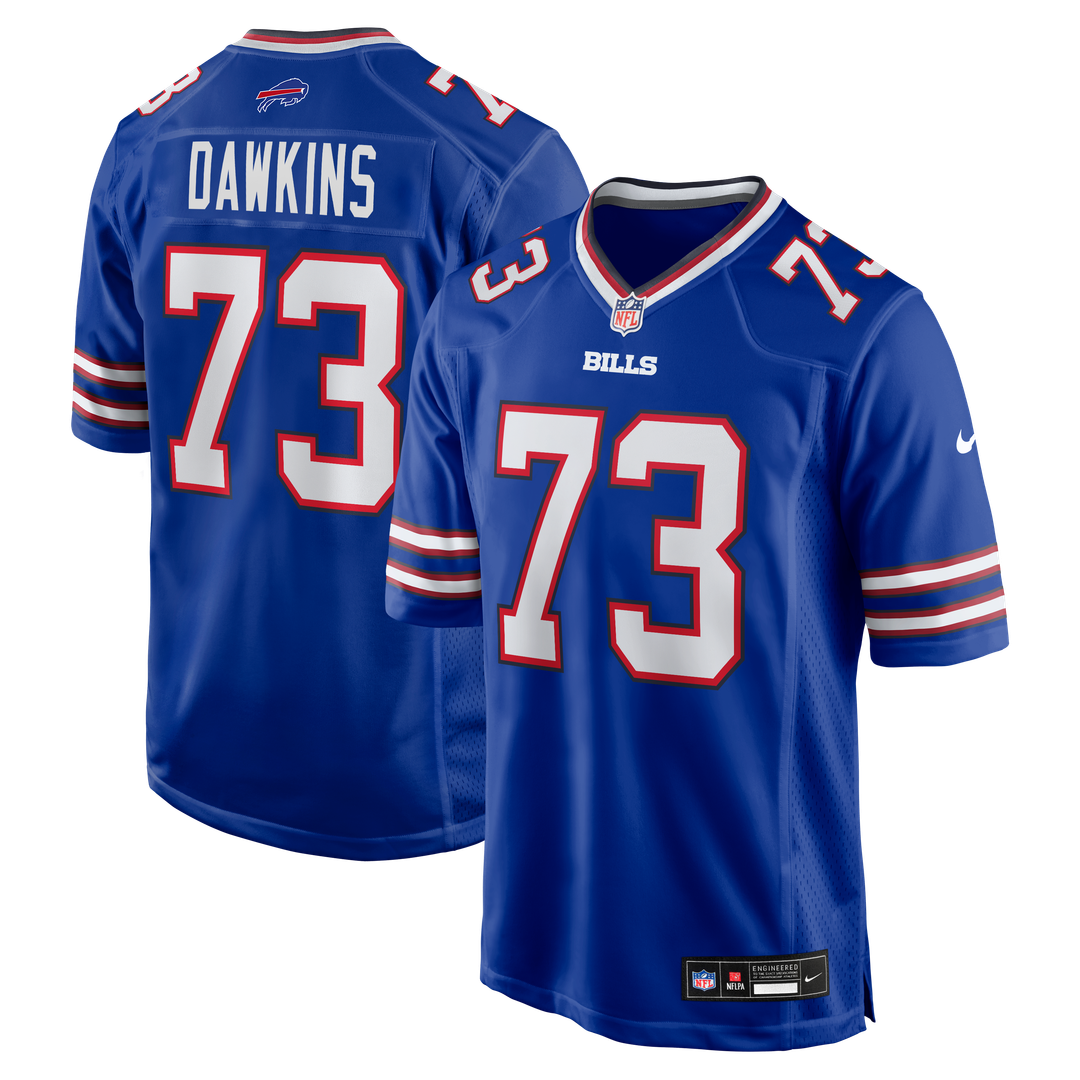 Buffalo Bills Dion Dawkins Nike Gray Nickel City Game Jersey