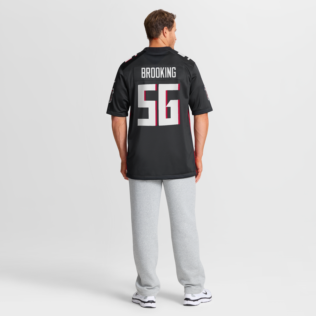 Atlanta Falcons Keith Brooking Nike Black Game Retired Player Jersey