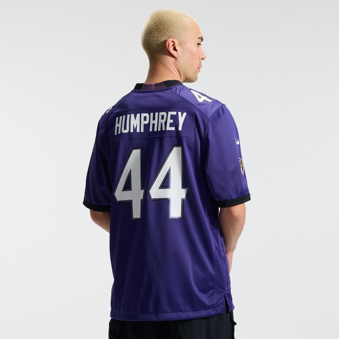 Baltimore Ravens Marlon Humphrey Nike Black Alternate Game Jersey