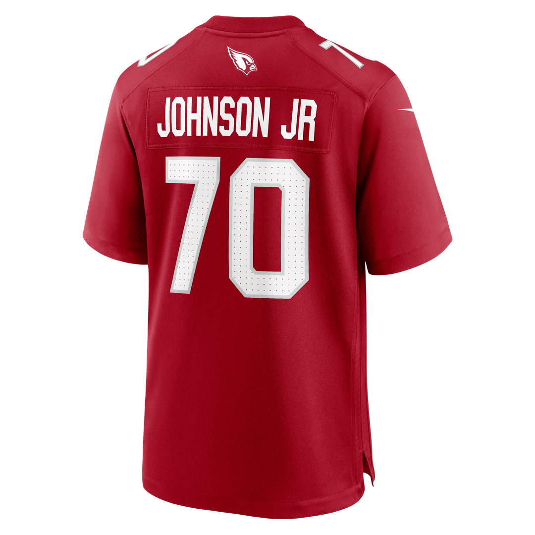 Arizona Cardinals Paris Johnson Jr. Nike Cardinal Game Jersey