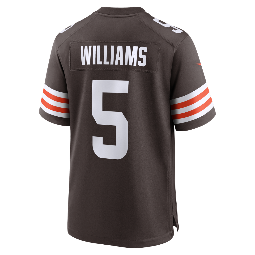 Cleveland Browns Quincy Williams Nike Brown Team Game Jersey