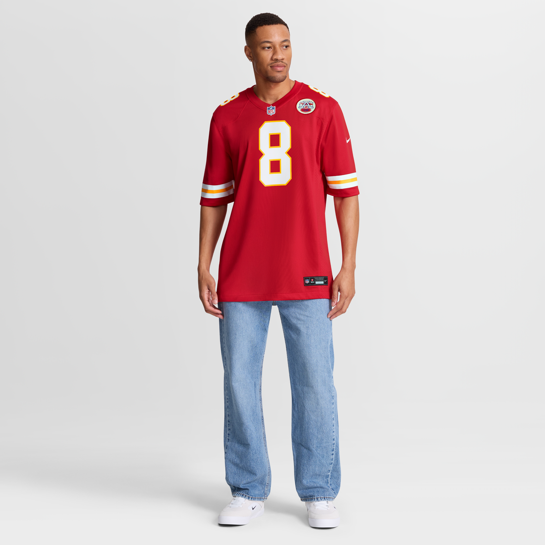 Kansas City Chiefs Kristian Fulton Nike Red Team Game Jersey