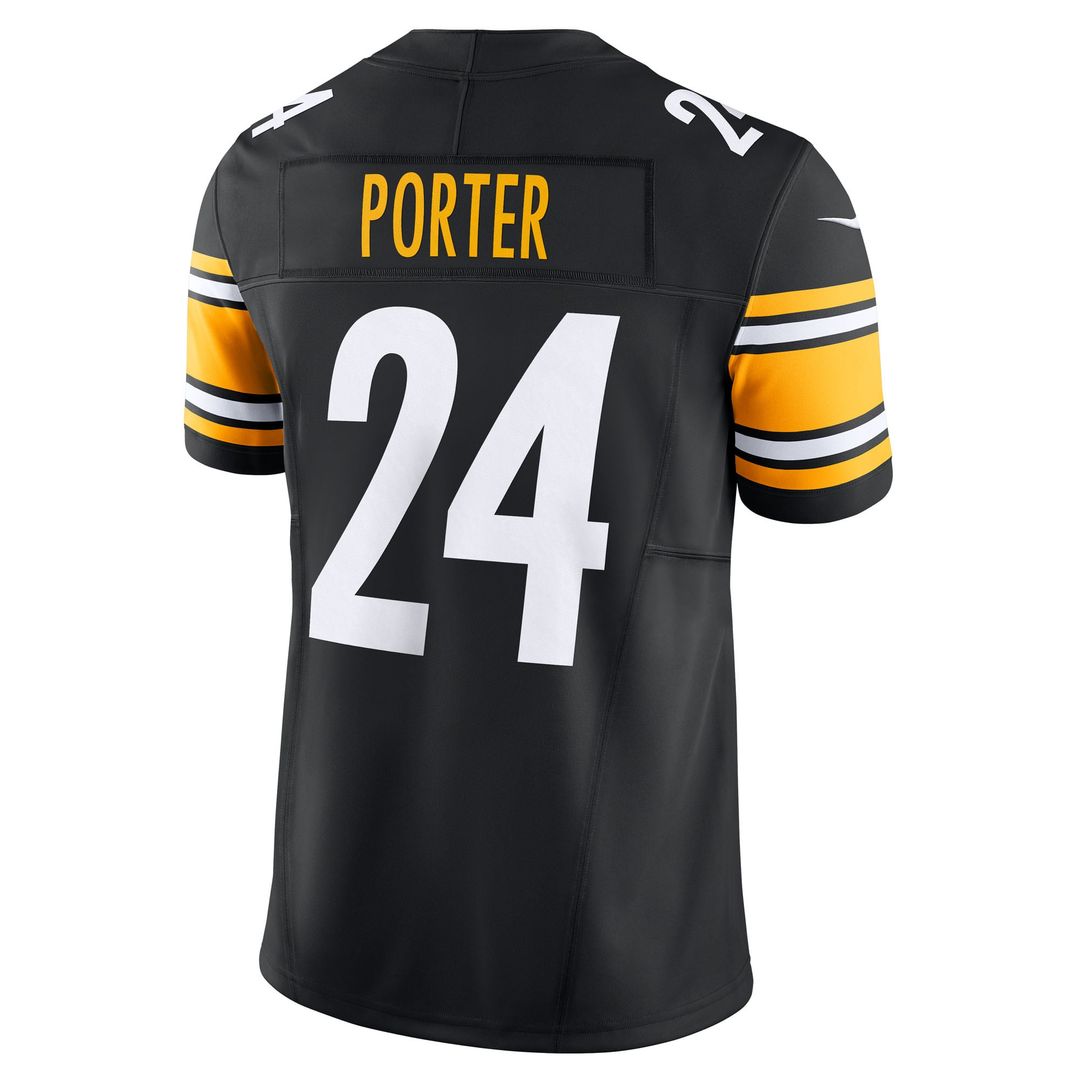 Pittsburgh Steelers Joey Porter Jr. Nike Gold Alternate 1933 Throwback Vapor F.U.S.E. Limited Jersey