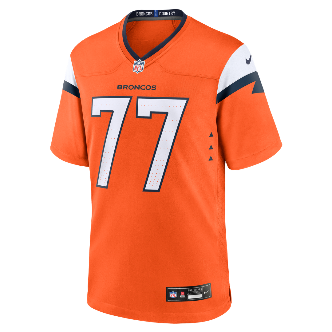 Denver Broncos Quinn Meinerz Nike Orange Team Game Jersey