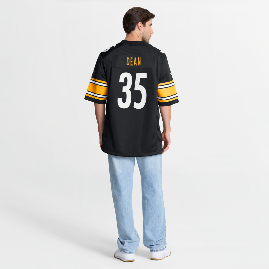 Pittsburgh Steelers Jamel Dean Nike Black Team Game Jersey