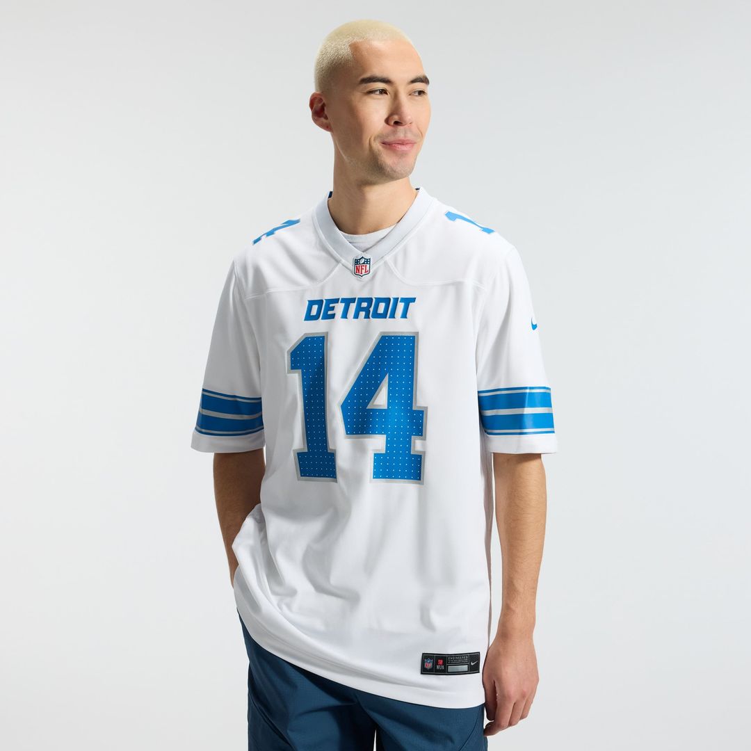 Detroit Lions Amon-Ra St. Brown Nike Blue Game Jersey