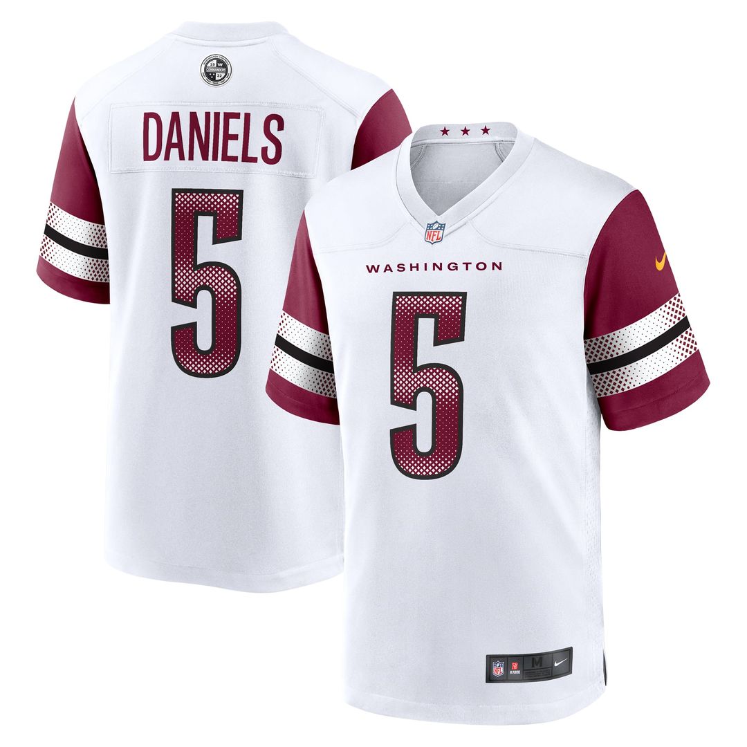 Washington Commanders Jayden Daniels Nike Burgundy Player Game Jersey