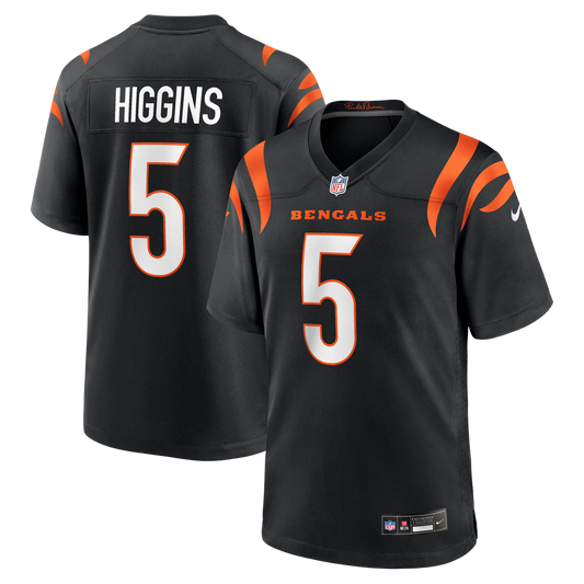 Cincinnati Bengals Tee Higgins Nike Black Game Player Jersey