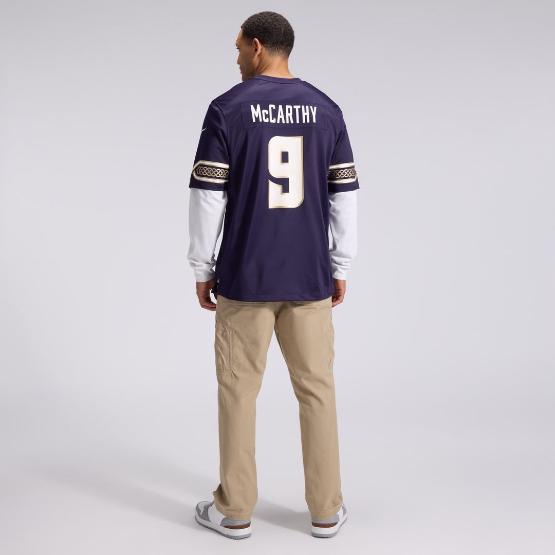 Minnesota Vikings J.J McCarthy Nike Purple 2026 Rivalries Collection Game Jersey