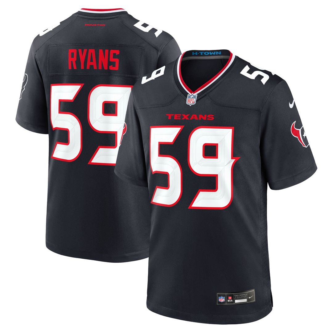 Houston Texans DeMeco Ryans Nike Navy Team Retired Game Jersey